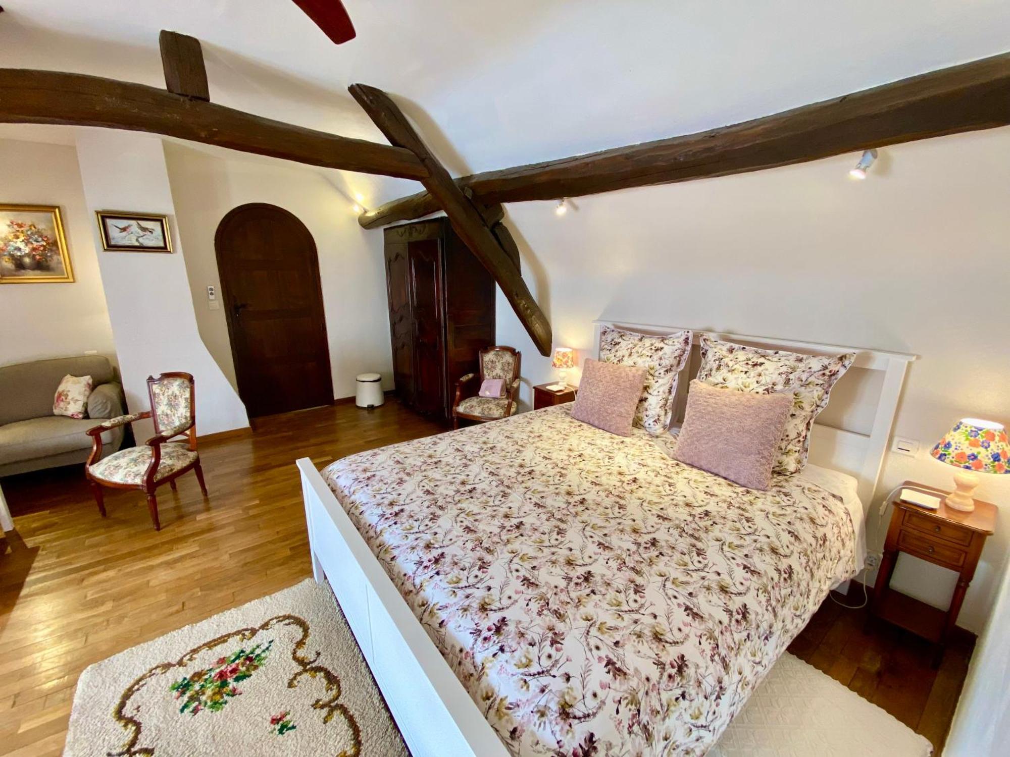 Sans Souci Bed And Breakfast Luxe Heated Pool And Restaurant Luzillé 객실 사진